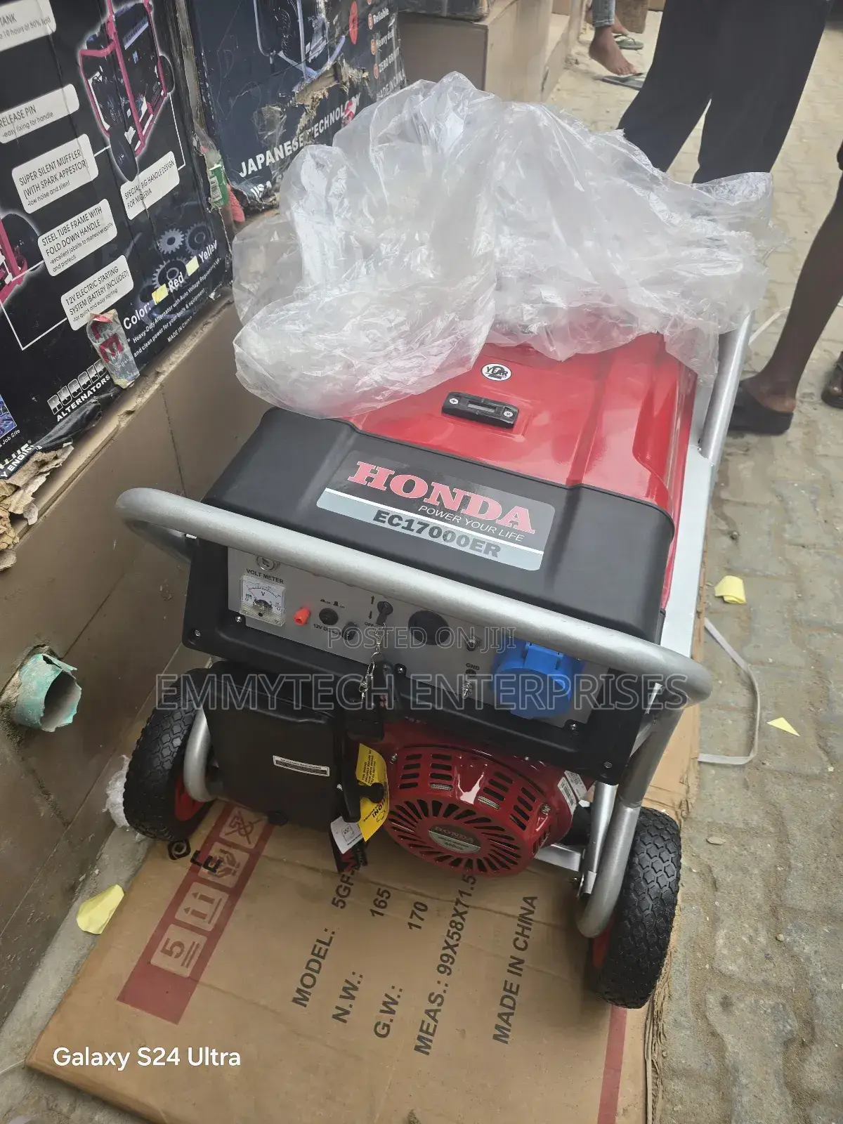 Here We Have Honda Remote Control Petrol Gen 12kva