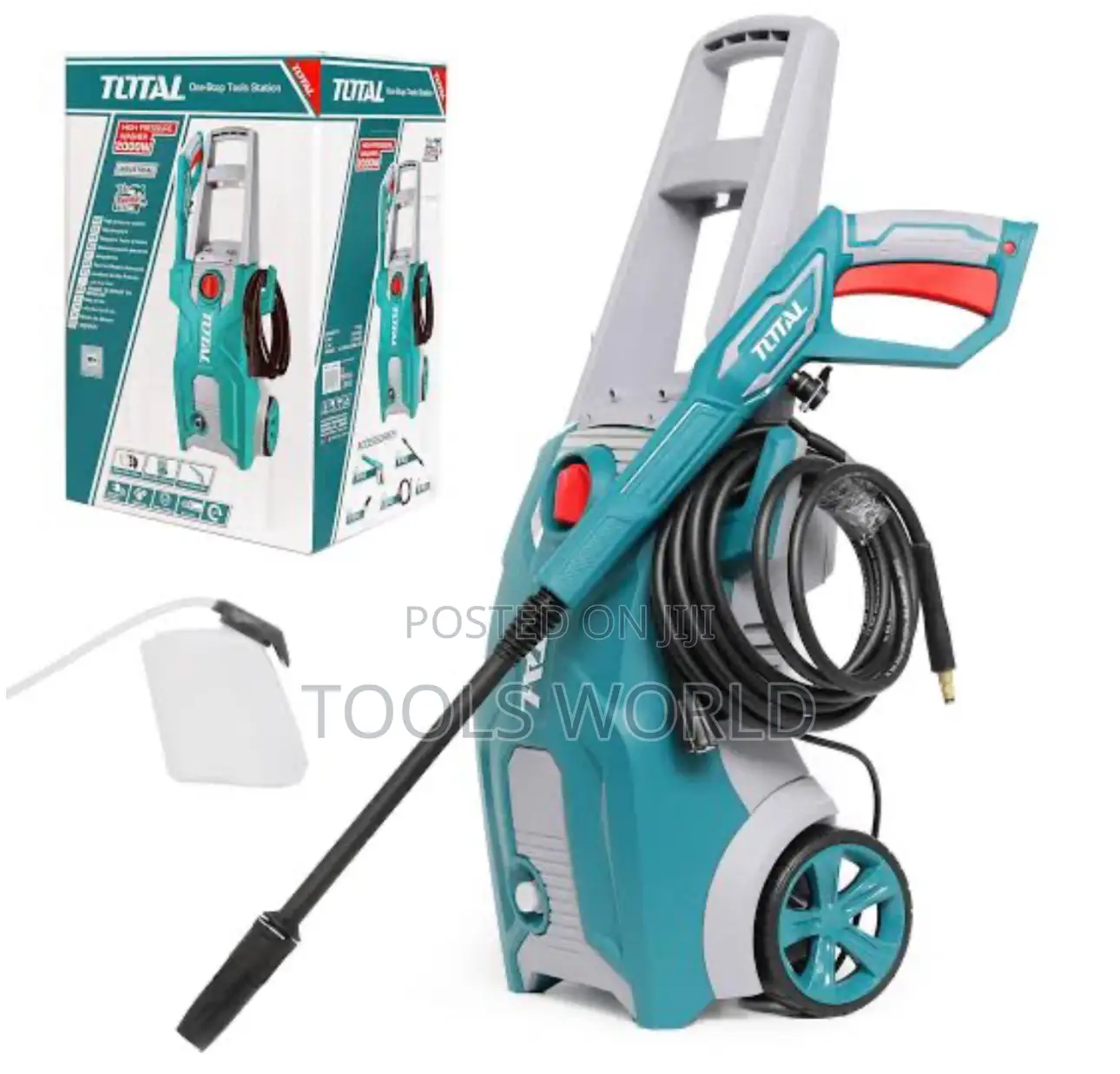 Total High Pressure Washer Tgt11376 – 2000w, 160bar, 6l/Min
