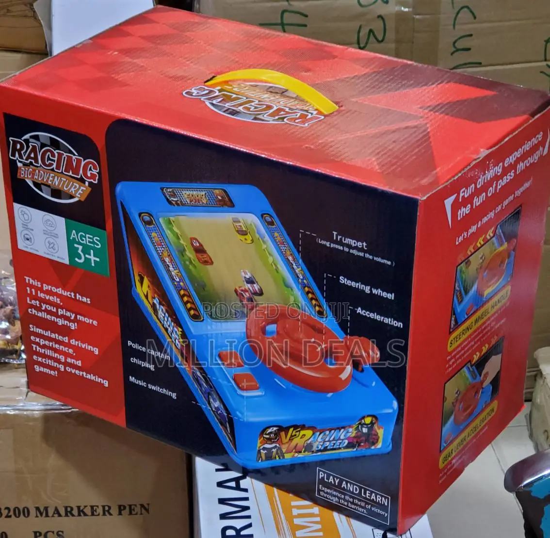 Adventure Racing Car Electronic Screen Kids Toy