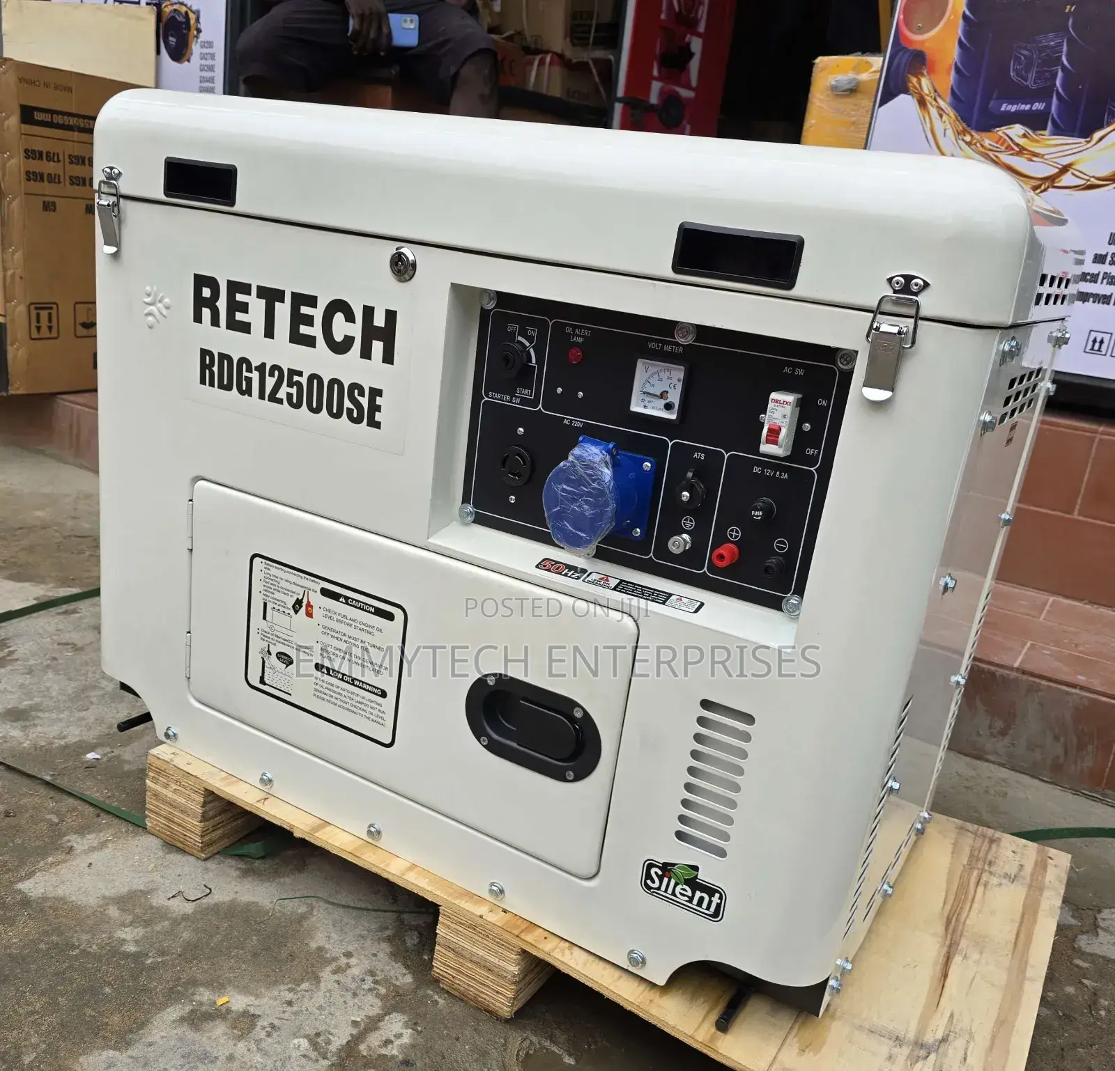 Rdg12500e2 Retech Diesel Soundproof Gen 10.5kva 100%Copper