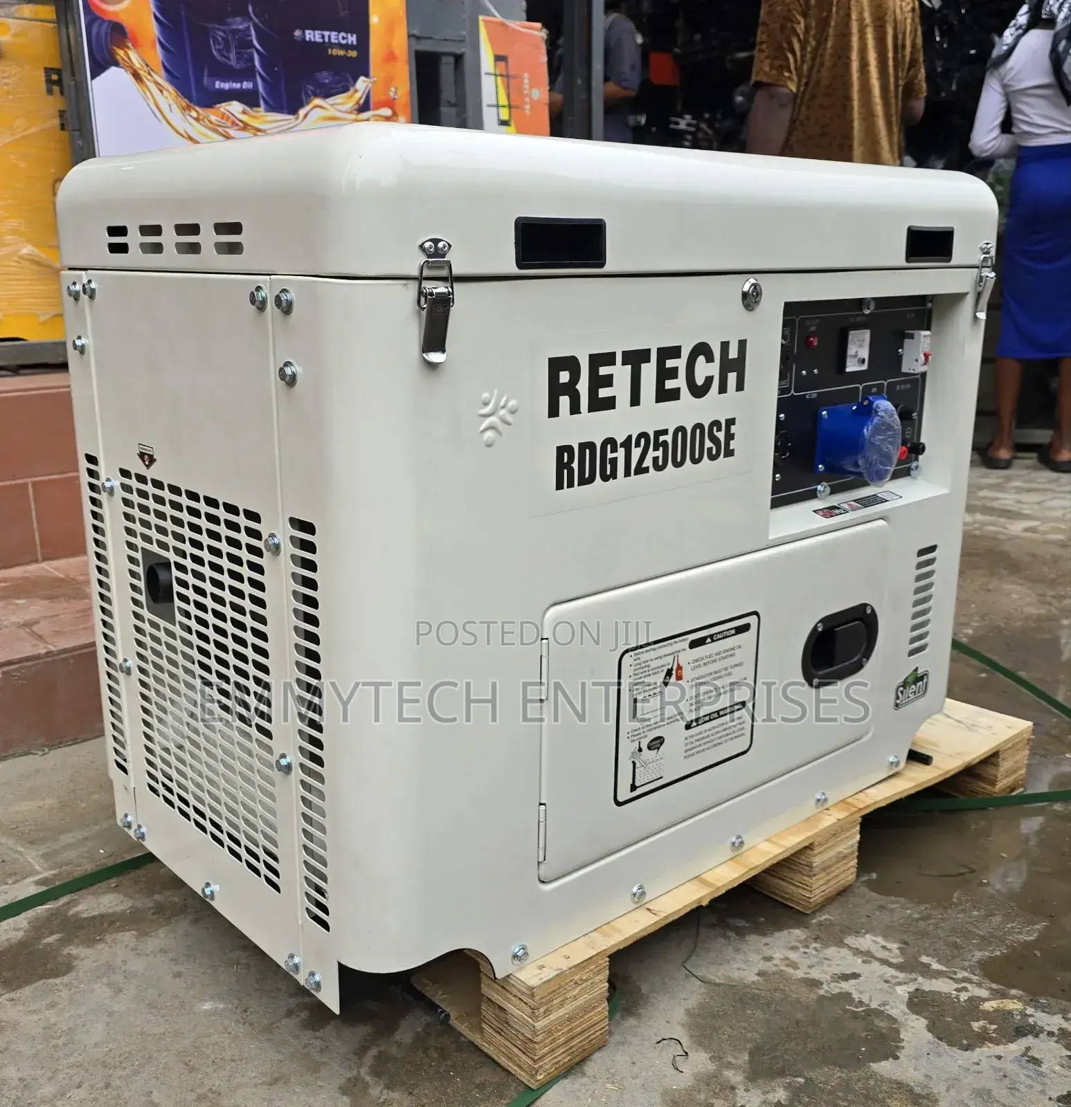 Imported 10.5kva Retech Diesel Soundproof Gen 1year Wty