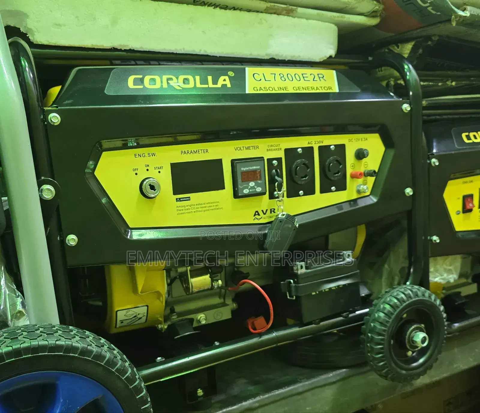 4.5kva Corolla Remote Control Petrol Gen 100%Copper Coil