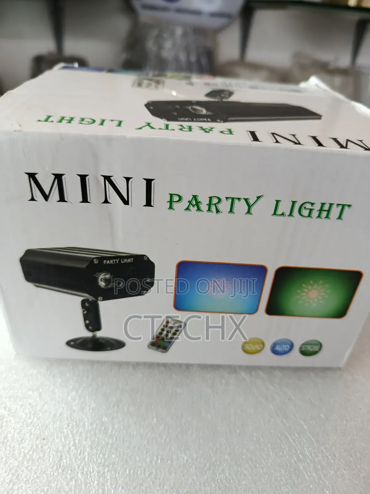 Dj Disco Laser Lights, Strobe Stage Light Sound Activated