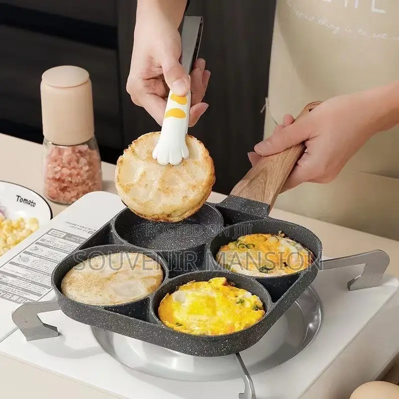Omelet 4 Hole Grill Pan Nonstick