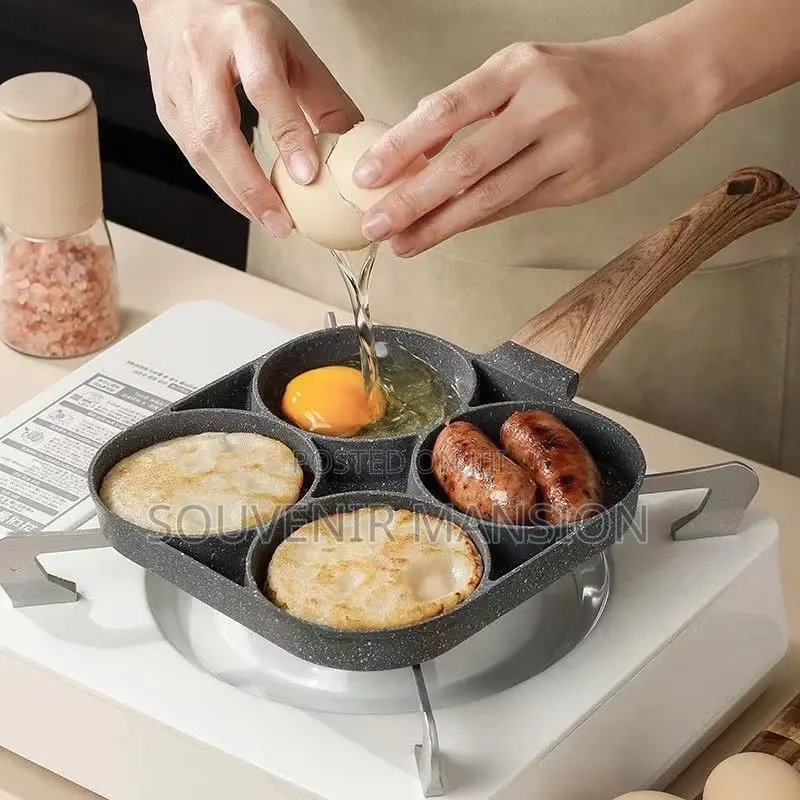 Omelet 4 Hole Grill Pan Nonstick