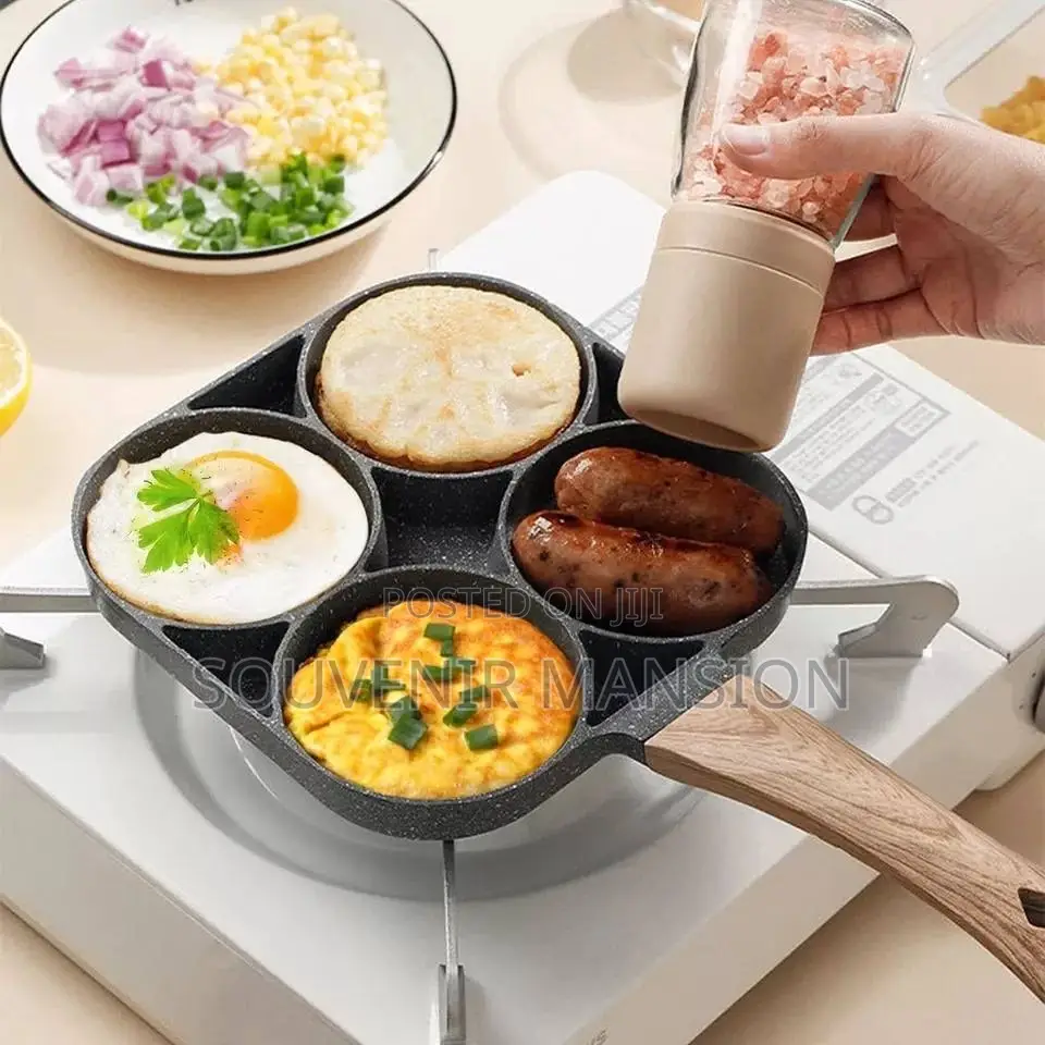 Omelet 4 Hole Grill Pan Nonstick