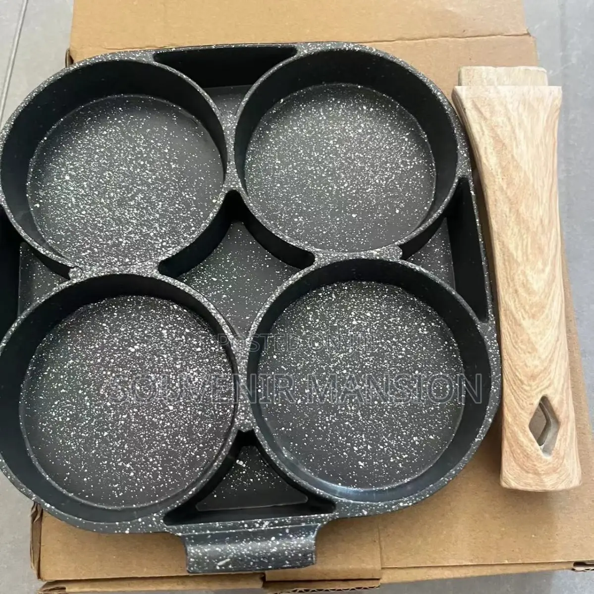 Omelet 4 Hole Grill Pan Nonstick