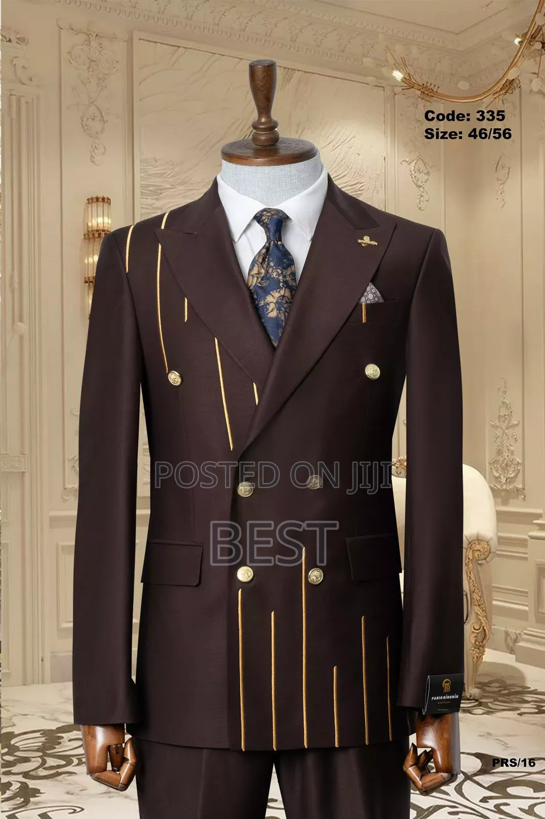 Roberto Lorenso Double Breasted Luxury Suit