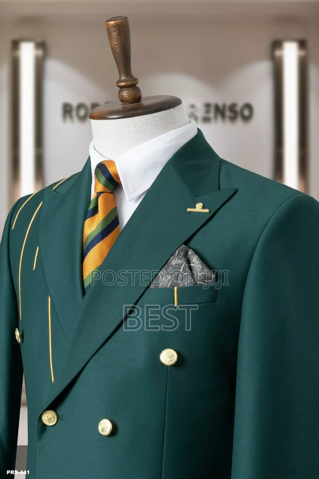 Roberto Lorenso Double Breasted Luxury Suit