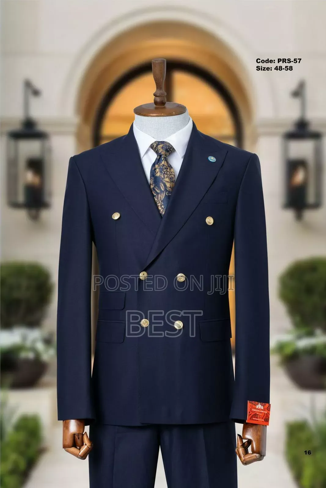 Roberto Lorenso Double Breasted Luxury Suit