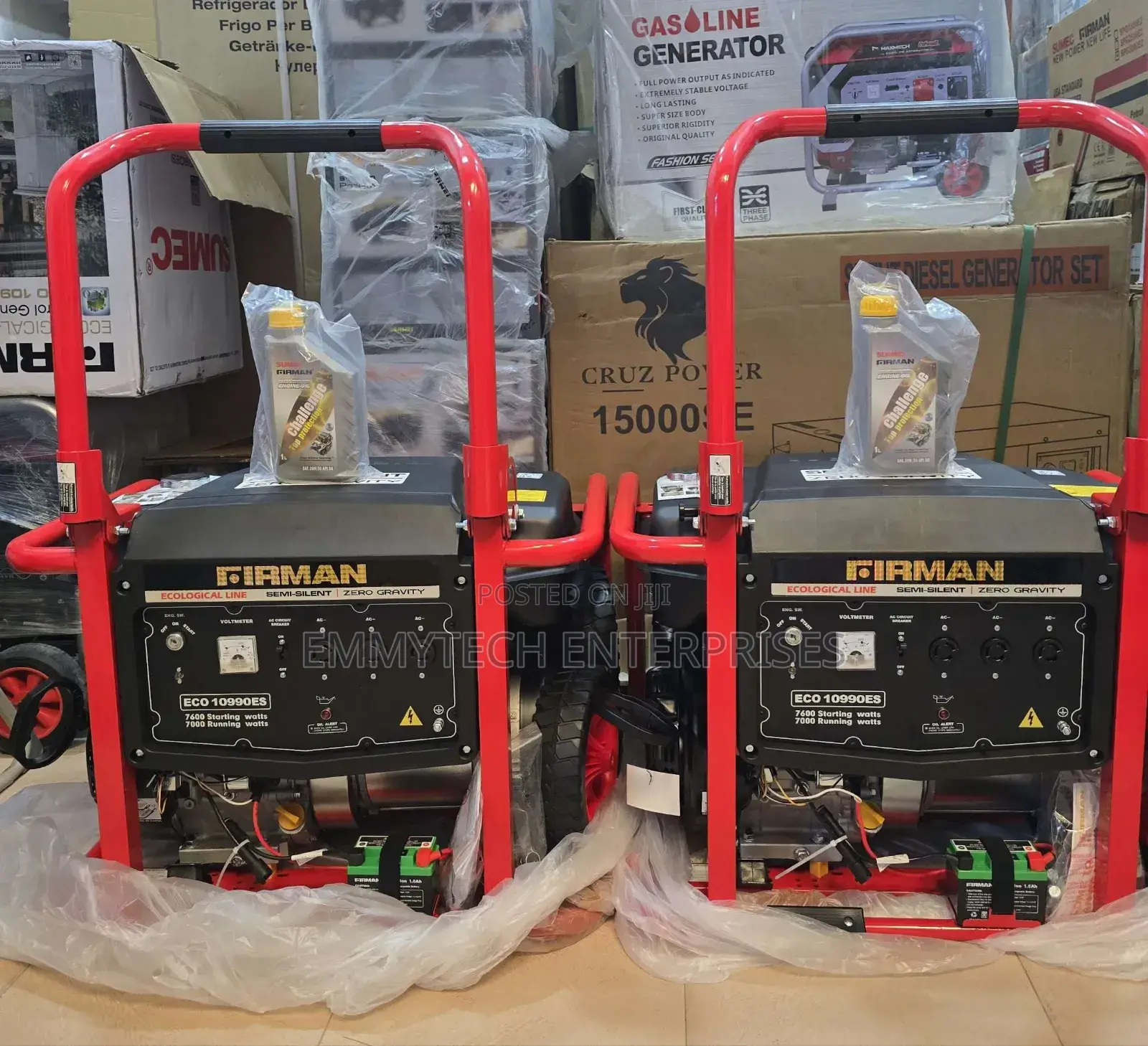 A Very Strong Firman Petrol Generator 7.6kva 100%Copper Coil