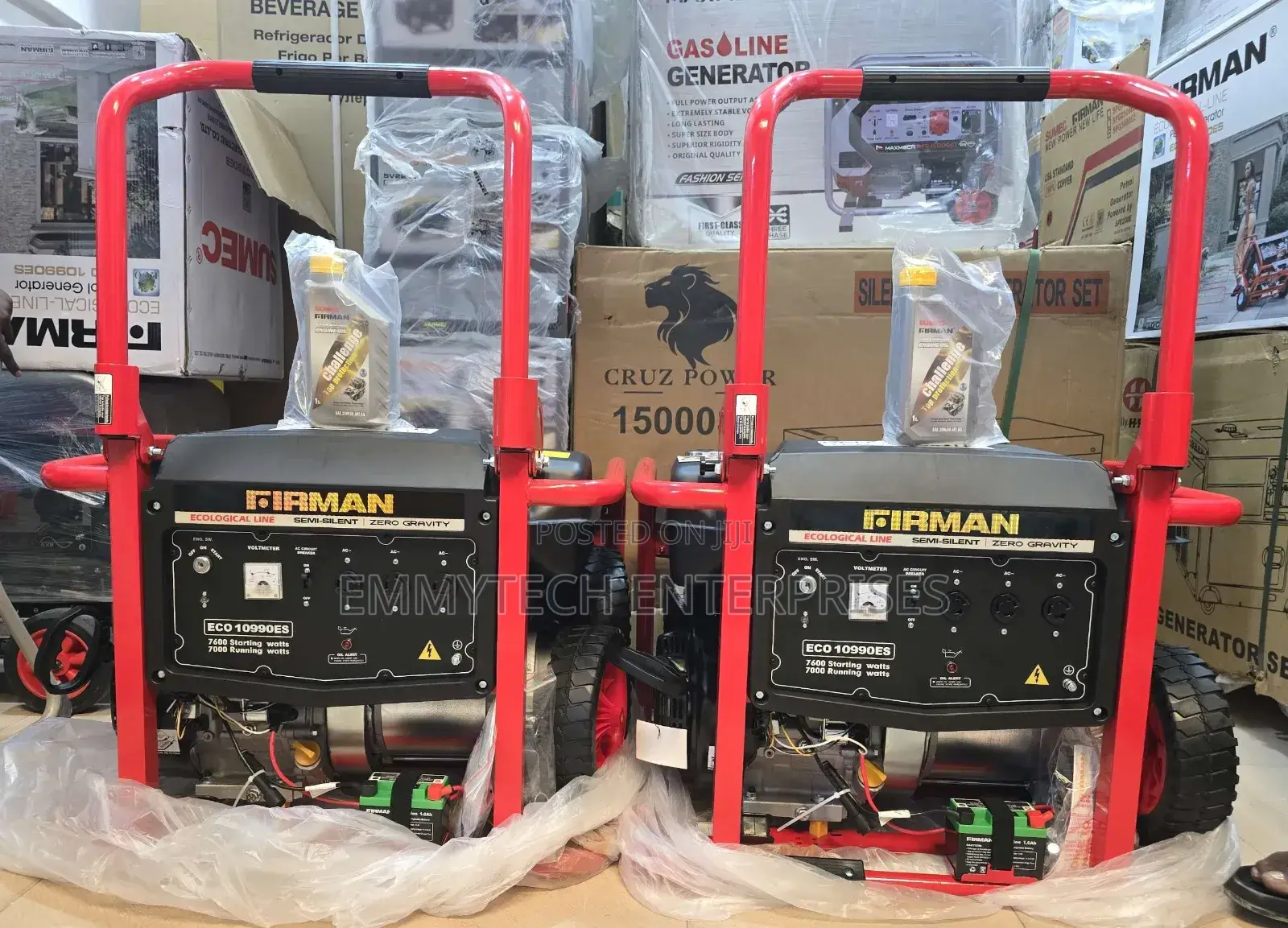 I Have 7.6kva Firman Petrol Generator 100%Copper Coil