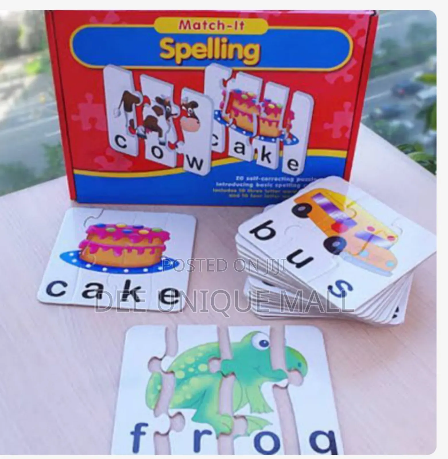 Education Match It Spelling Puzzle for Kids