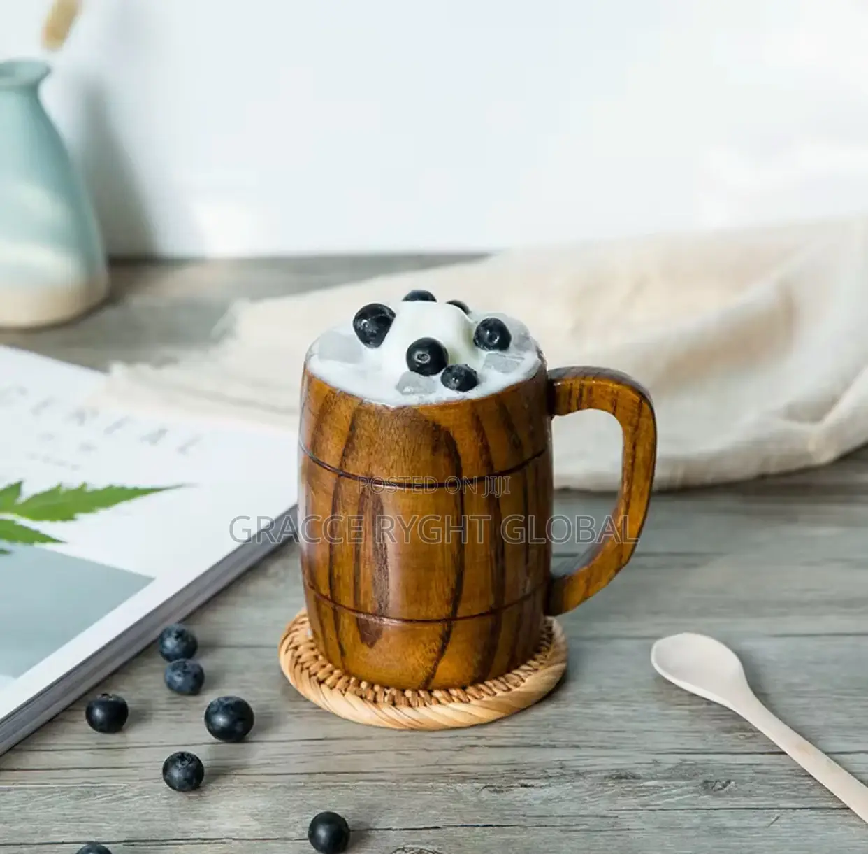 Classic Vintage Wooden Beer Mug