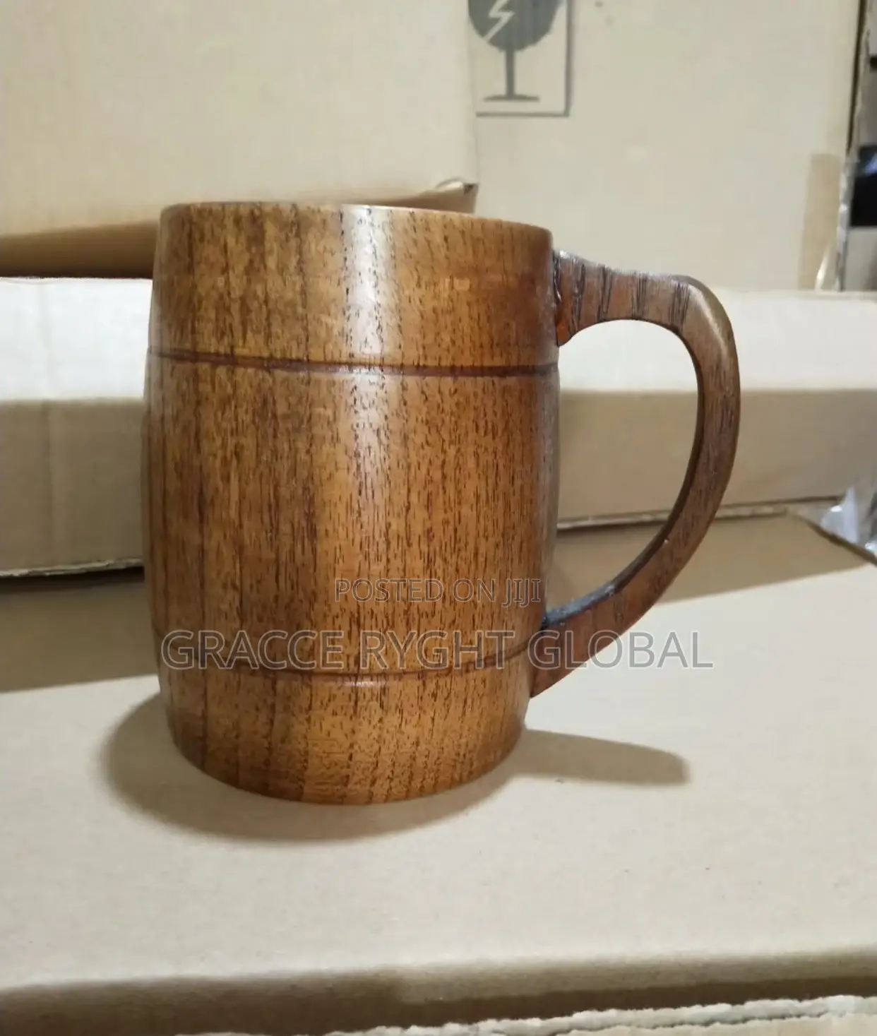 Classic Vintage Wooden Beer Mug