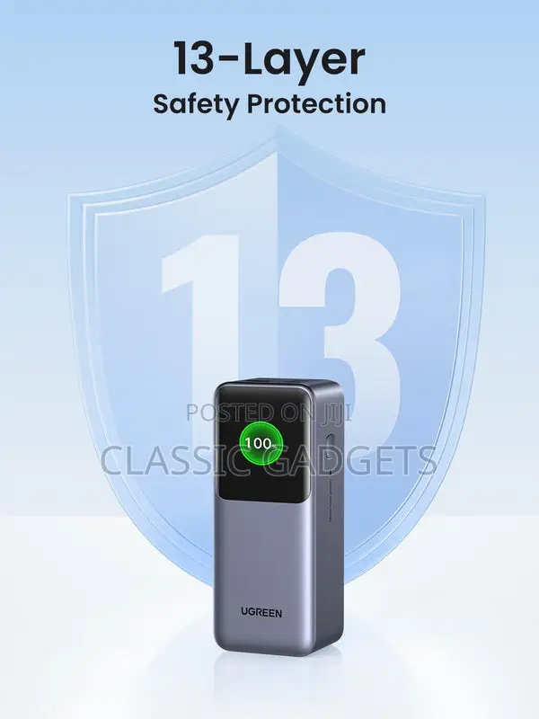 Ugreen Nexode Power Bank 20000mah 130w With Digital Display