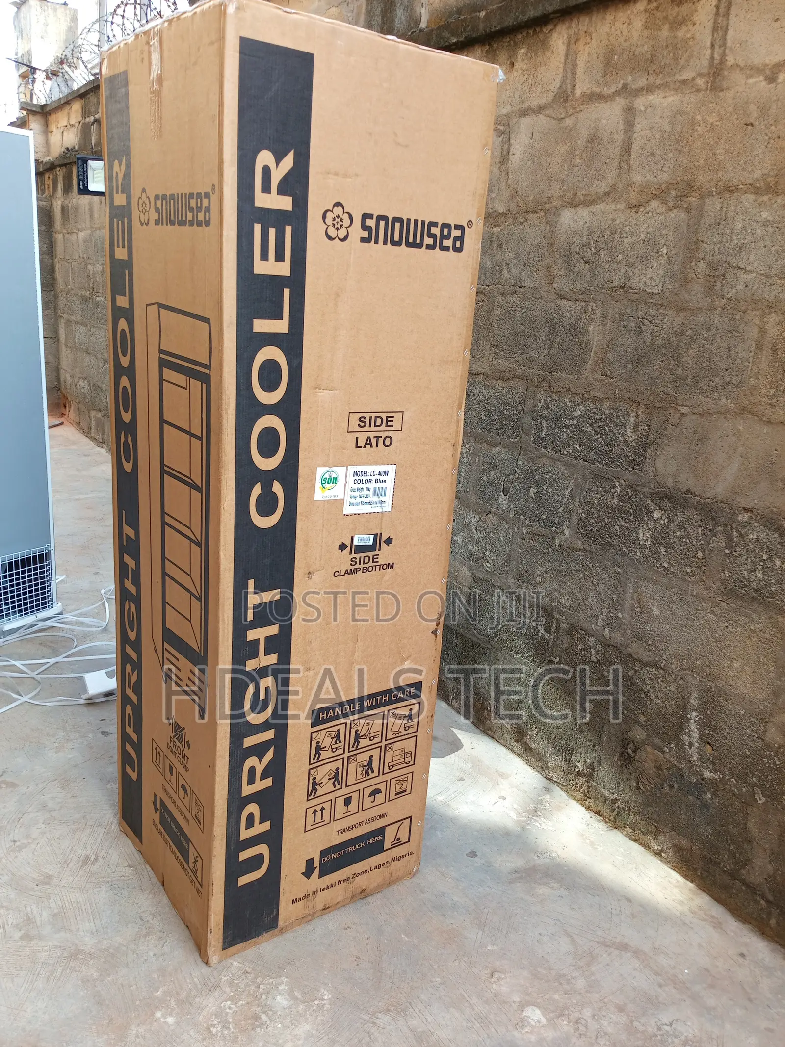 Snowsea Lc-400w Fridge - Upright Design With Large Capacity