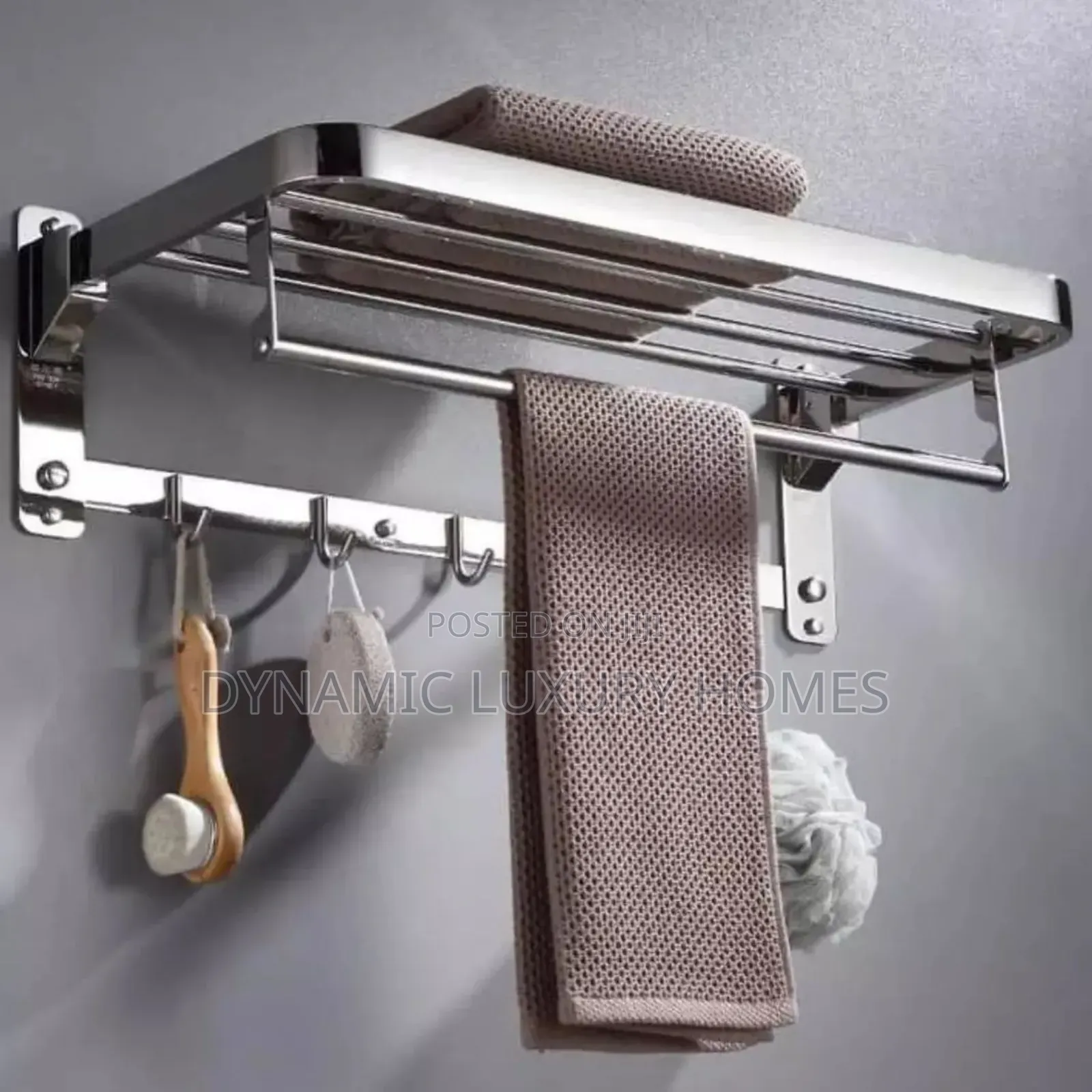 High Quality Anti Rust Multiple Towel Rack With Hooks