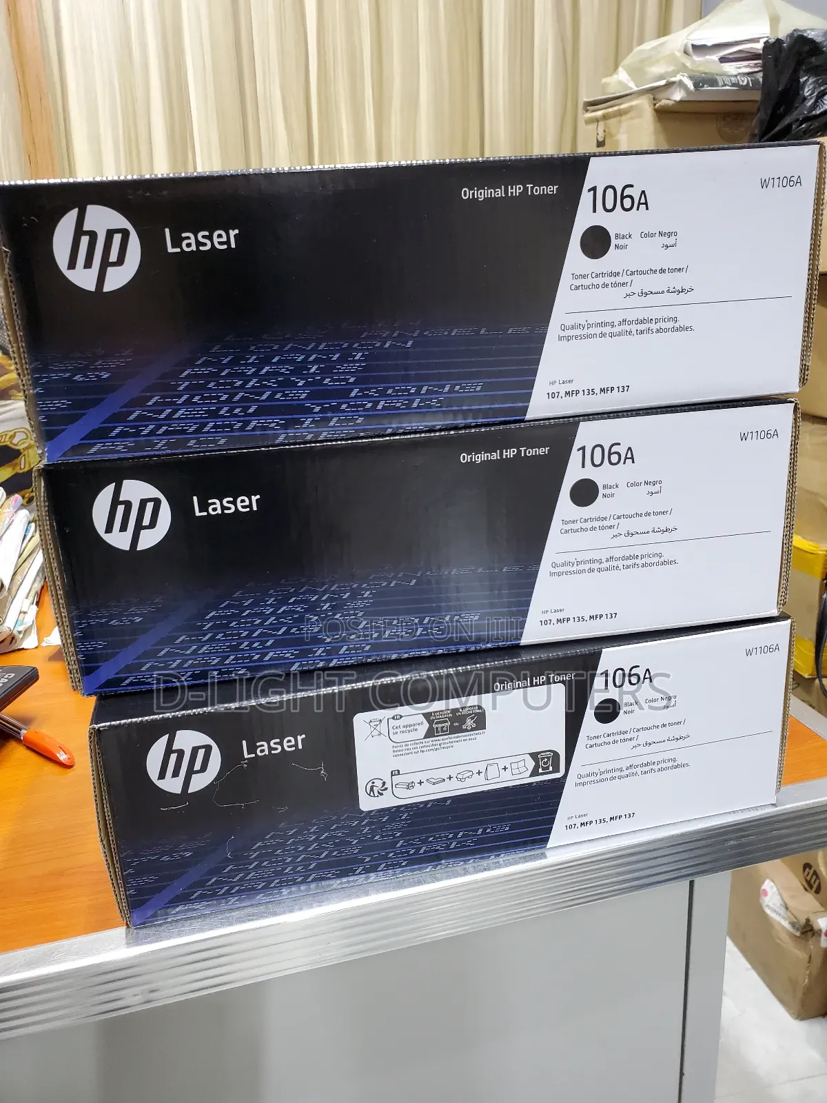Hp 106a Black Laserjet Toner Cartridge (W1106a)