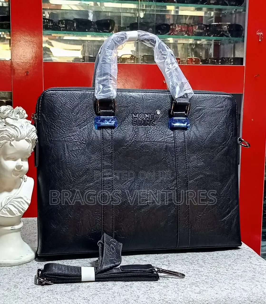 Mont Blanc Leather Handbag