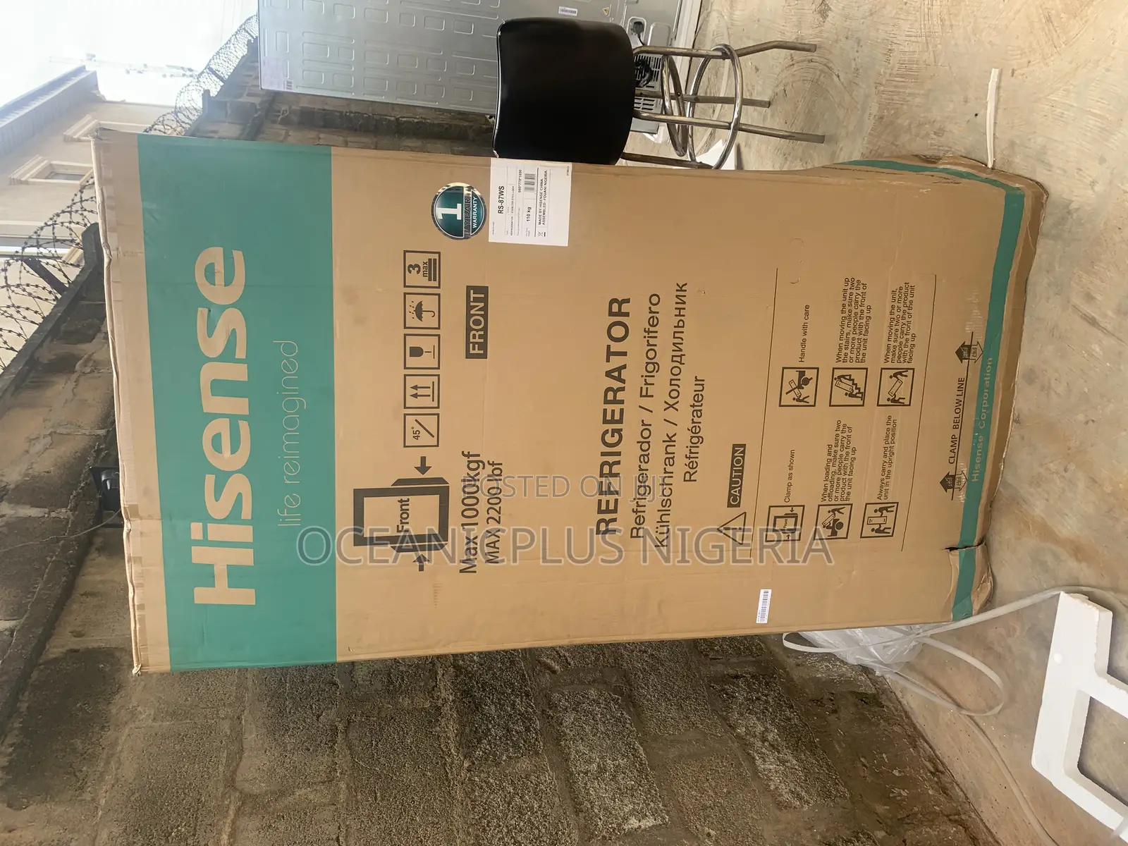 New in Hisense Side by Side 67ws 634l