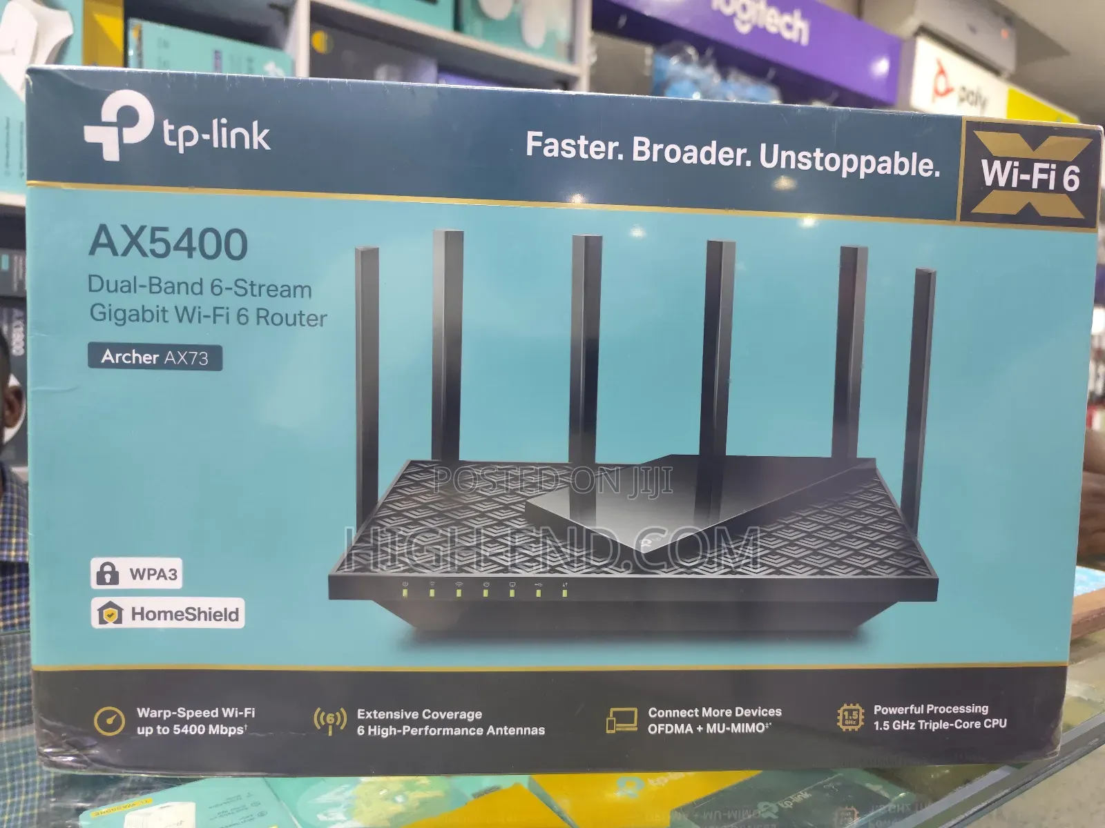 Tp-Link Ax5400 Archer Ax73 Dual Band 6-Stream Gigabit Wifi 6