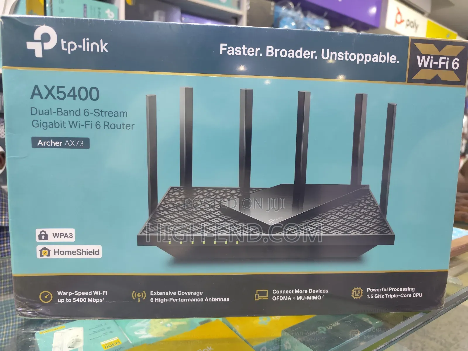 Tp-Link Ax5400 Archer Ax73 Dual Band 6-Stream Gigabit Wifi 6