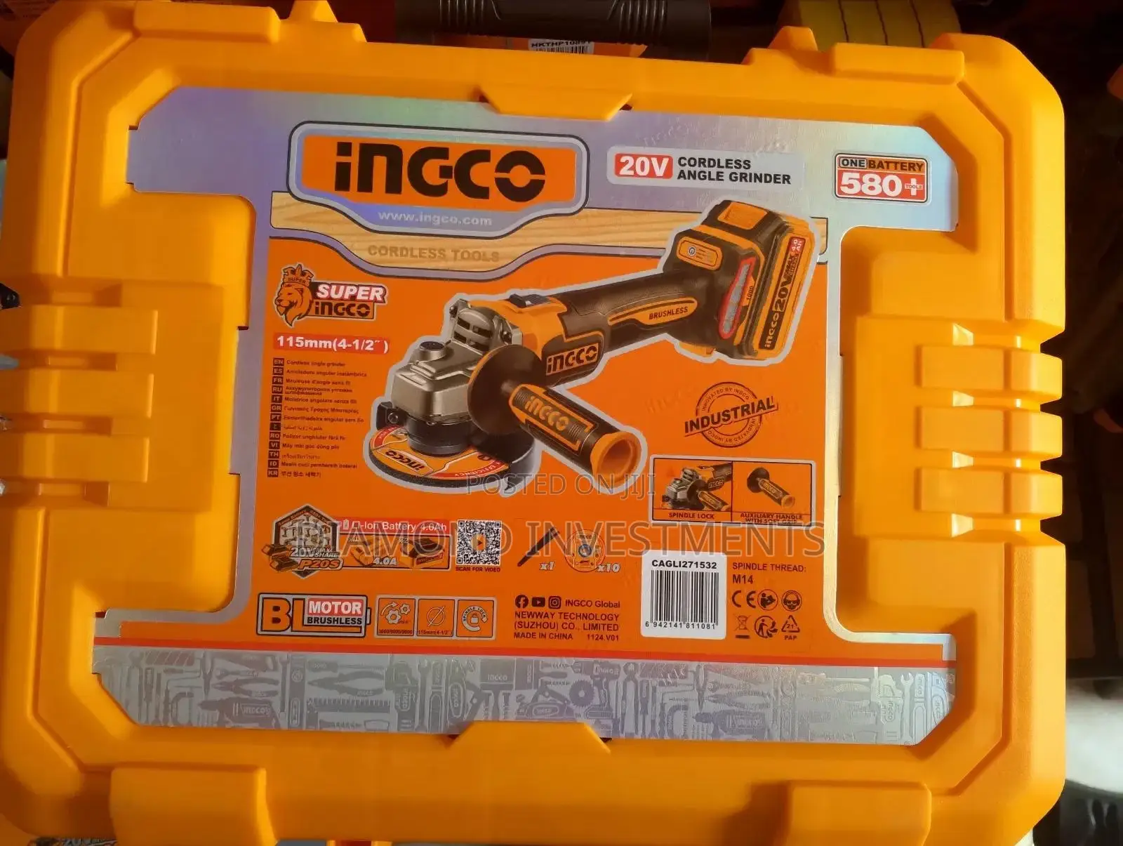 Cordless Angle Grinder