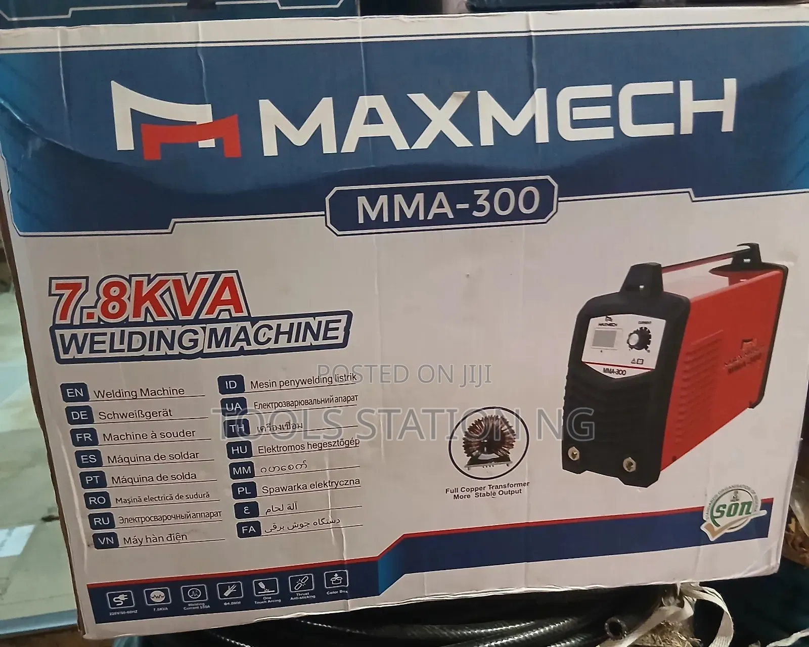 Welding Machine Mma300a, 7.8kve