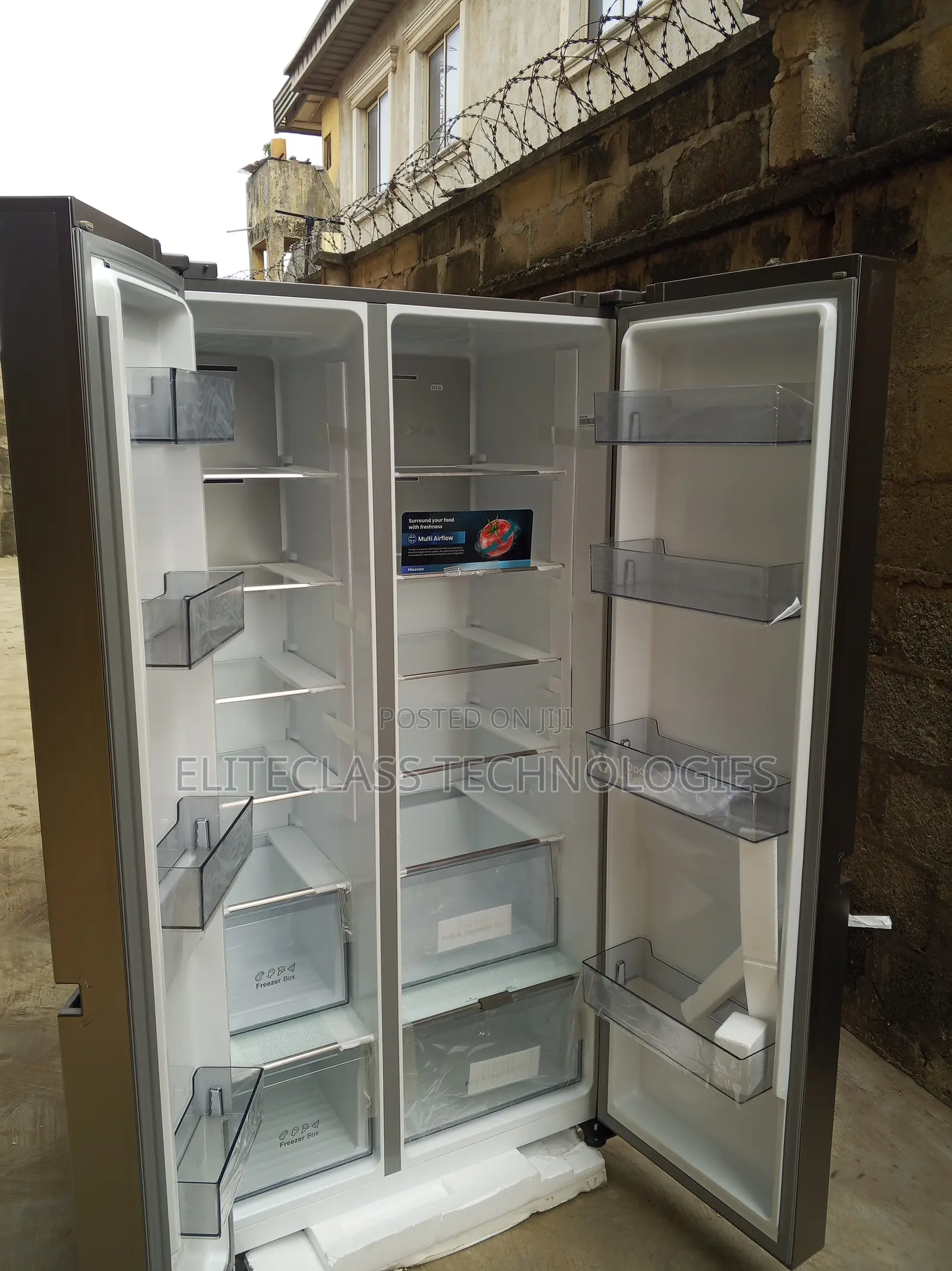Exclusively Cooling Hisense 634l Side by Side Refrigerator