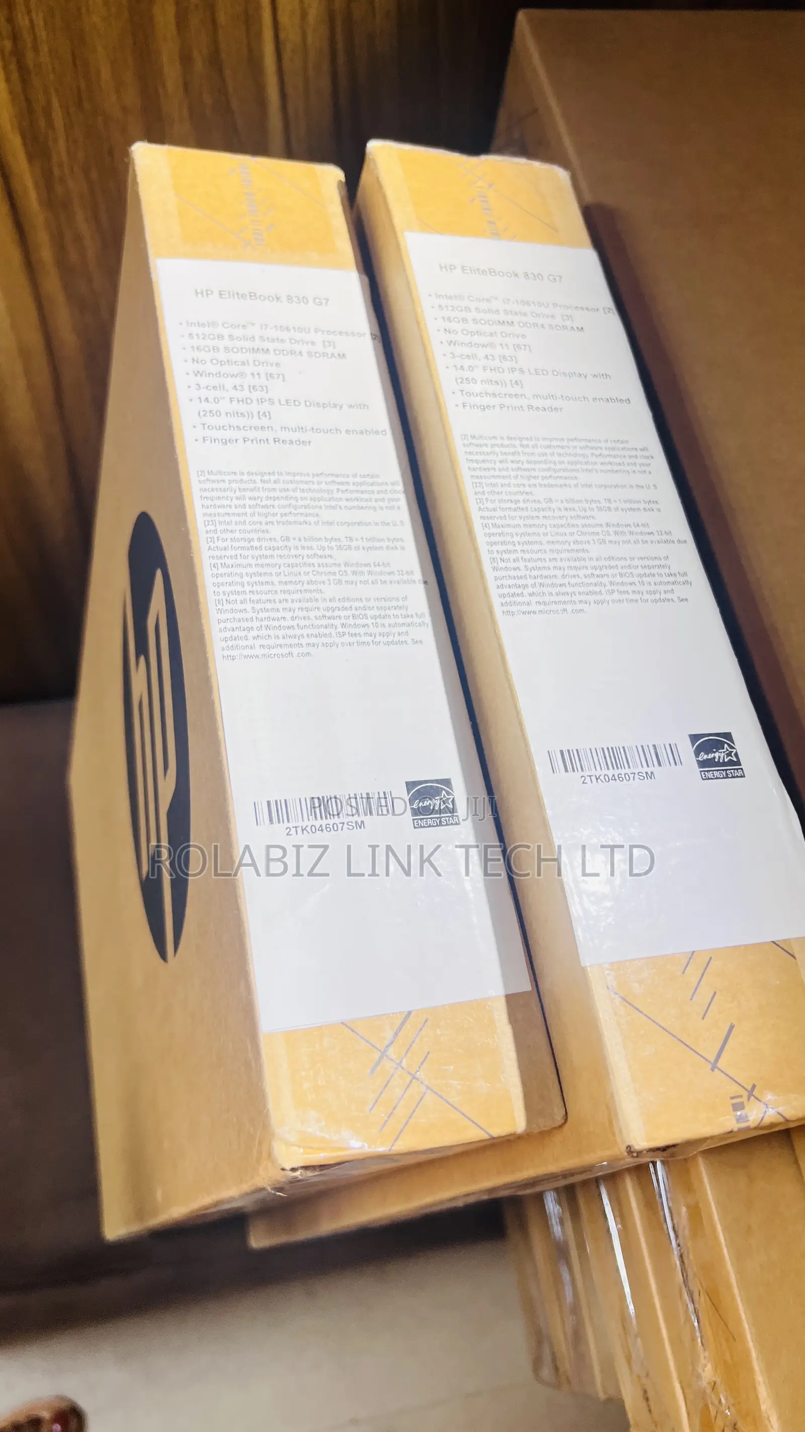 New Laptop HP EliteBook 830 G7 16GB Intel Core I7 SSD 512GB