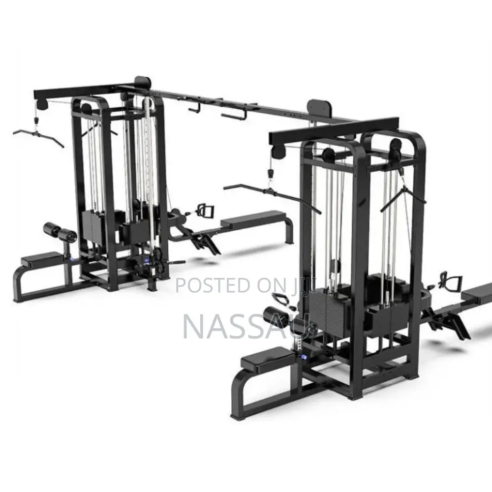 Commercial Heavy Duty 8 Station Multi-Jungle Gym