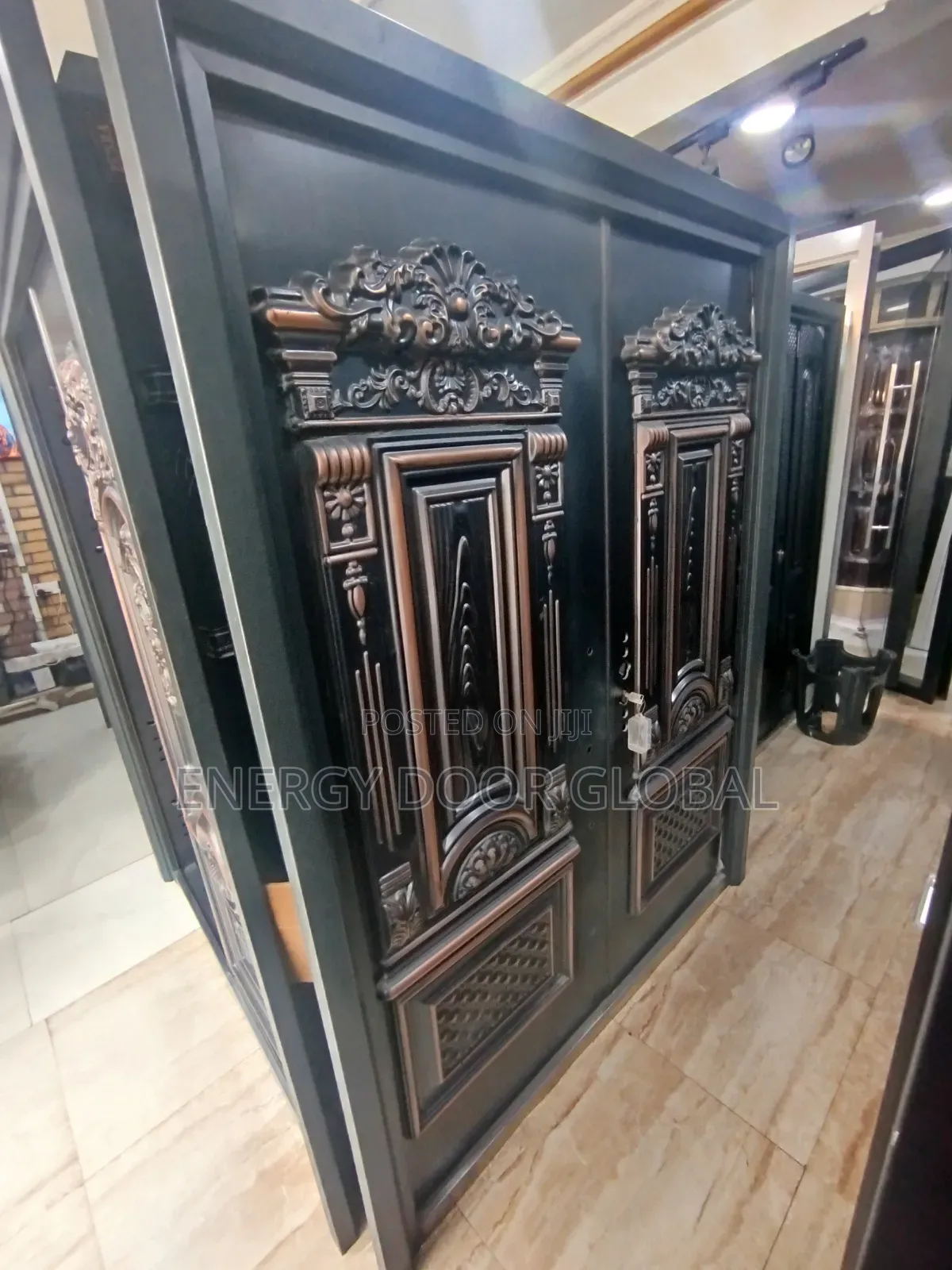 High Guage 5ft/7ft Exquisite Exterior Copper Security Door