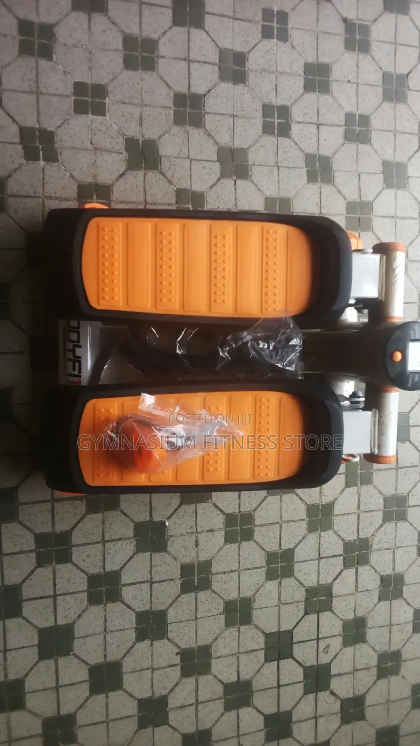 Mini Stepper With Rope Orange and Black