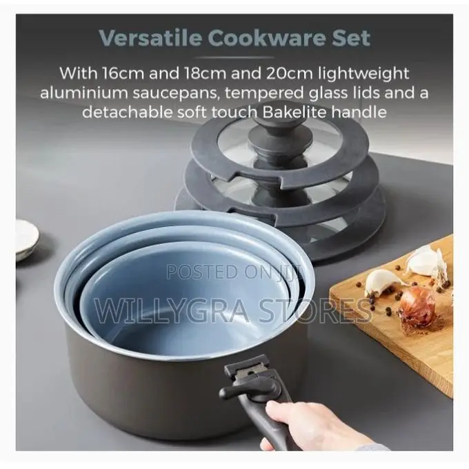 Tower Freedom 7 Piece Non-stick Cookware Set