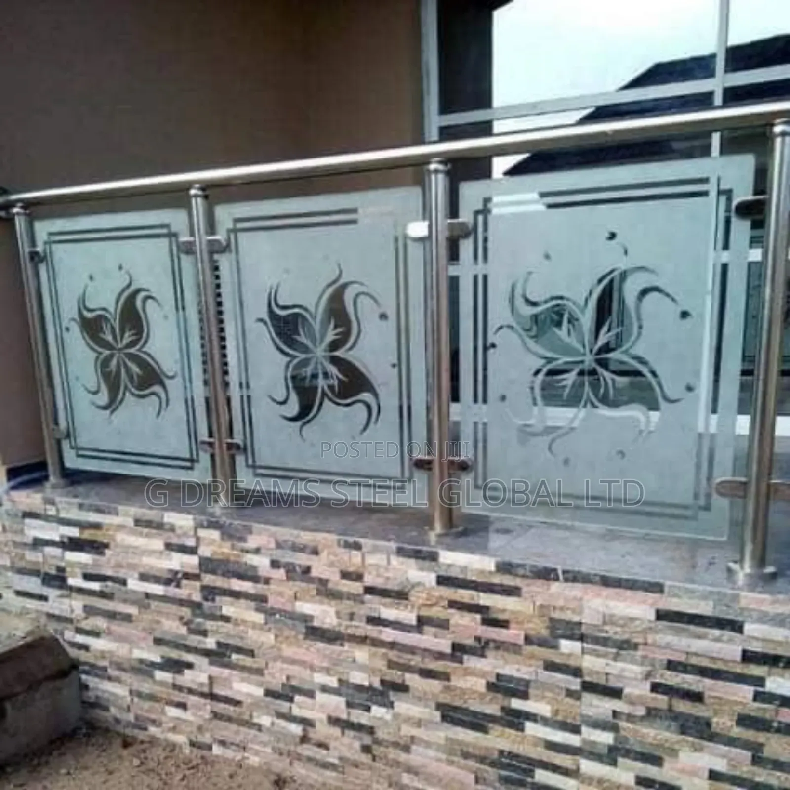 Corridor Glass Handrails