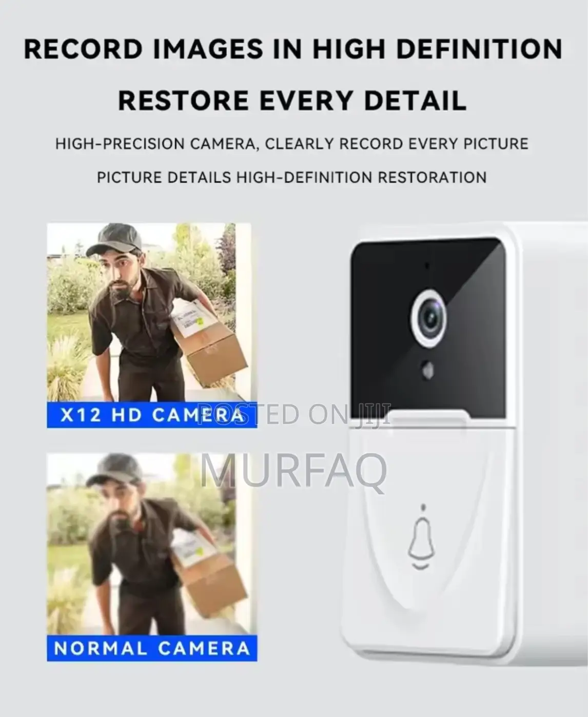 Tuya Smartlife Wifi Video Doorbell Smart Home Door Bell