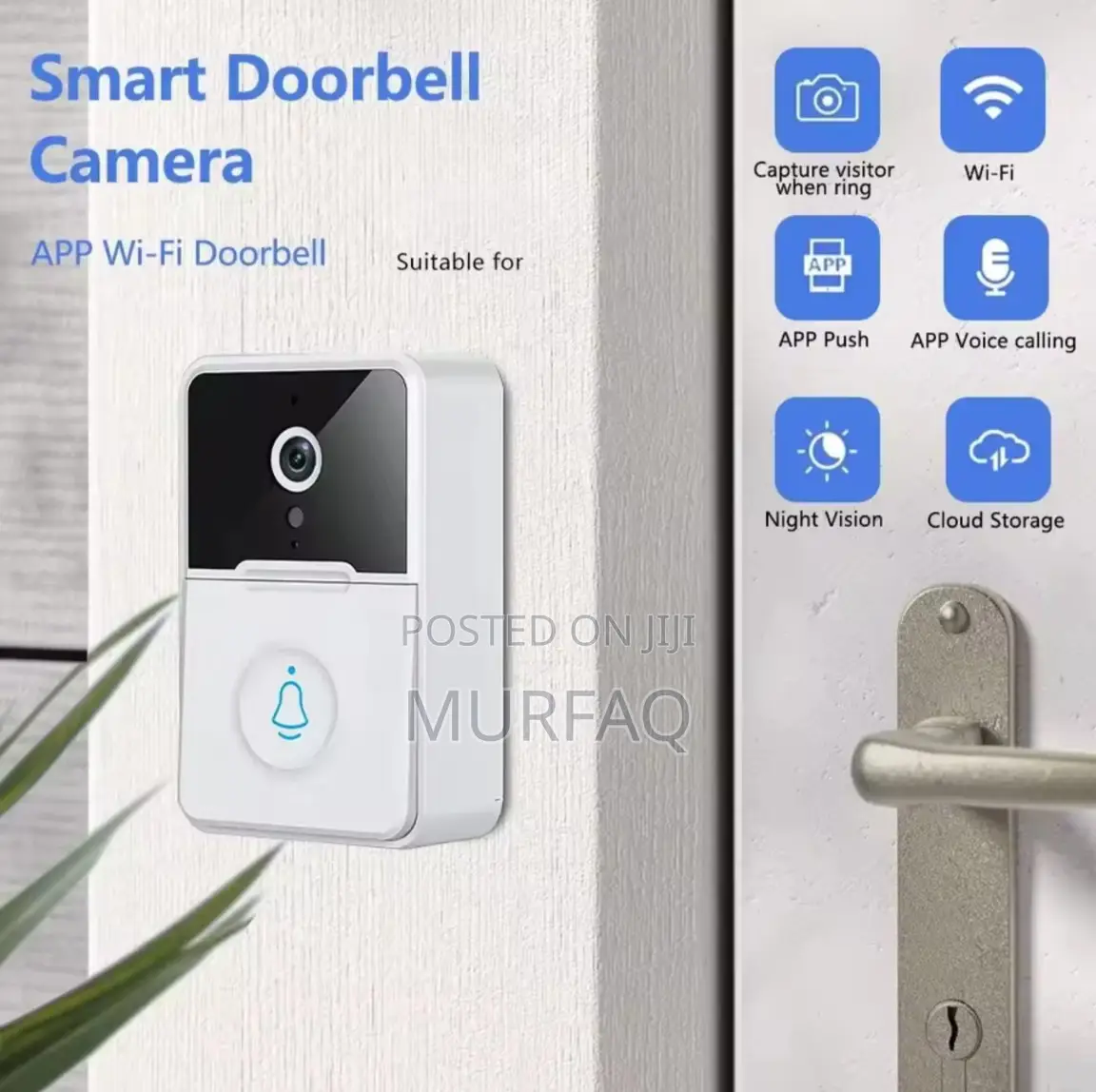 Tuya Smartlife Wifi Video Doorbell Smart Home Door Bell