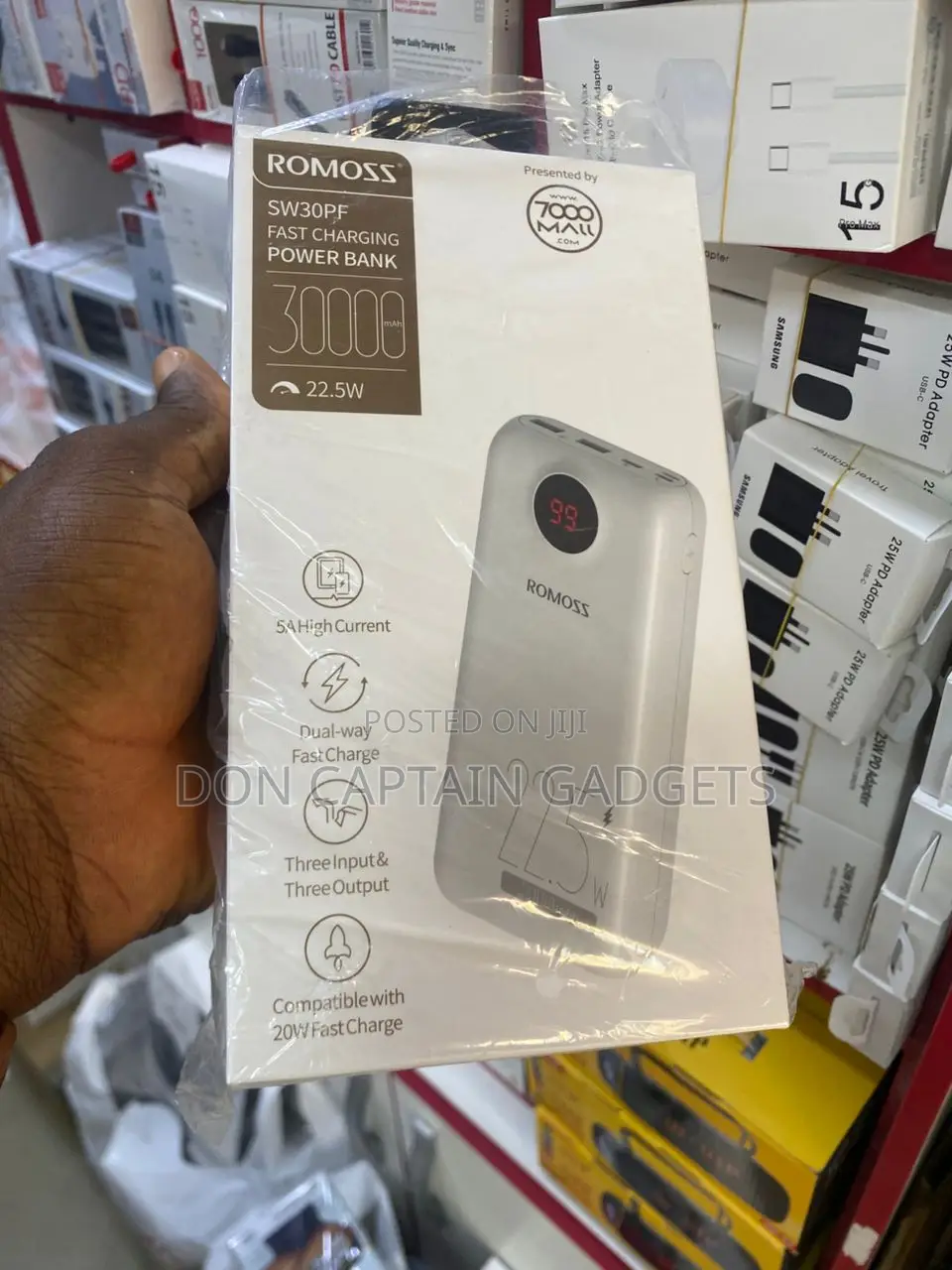 Romoss Sw30pf Power Bank 30000mah 22.5w