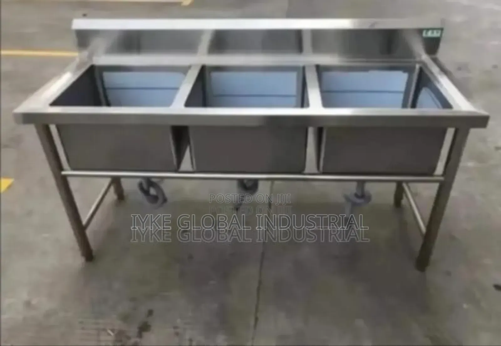 Industrial Double Sink