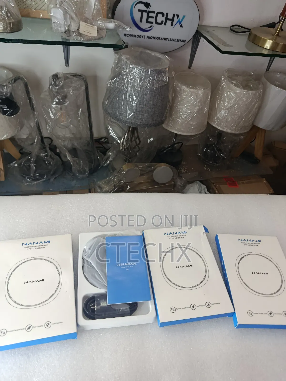 Namani Wireless Charger for iPhone , Samsung. Fast Wireless Charging