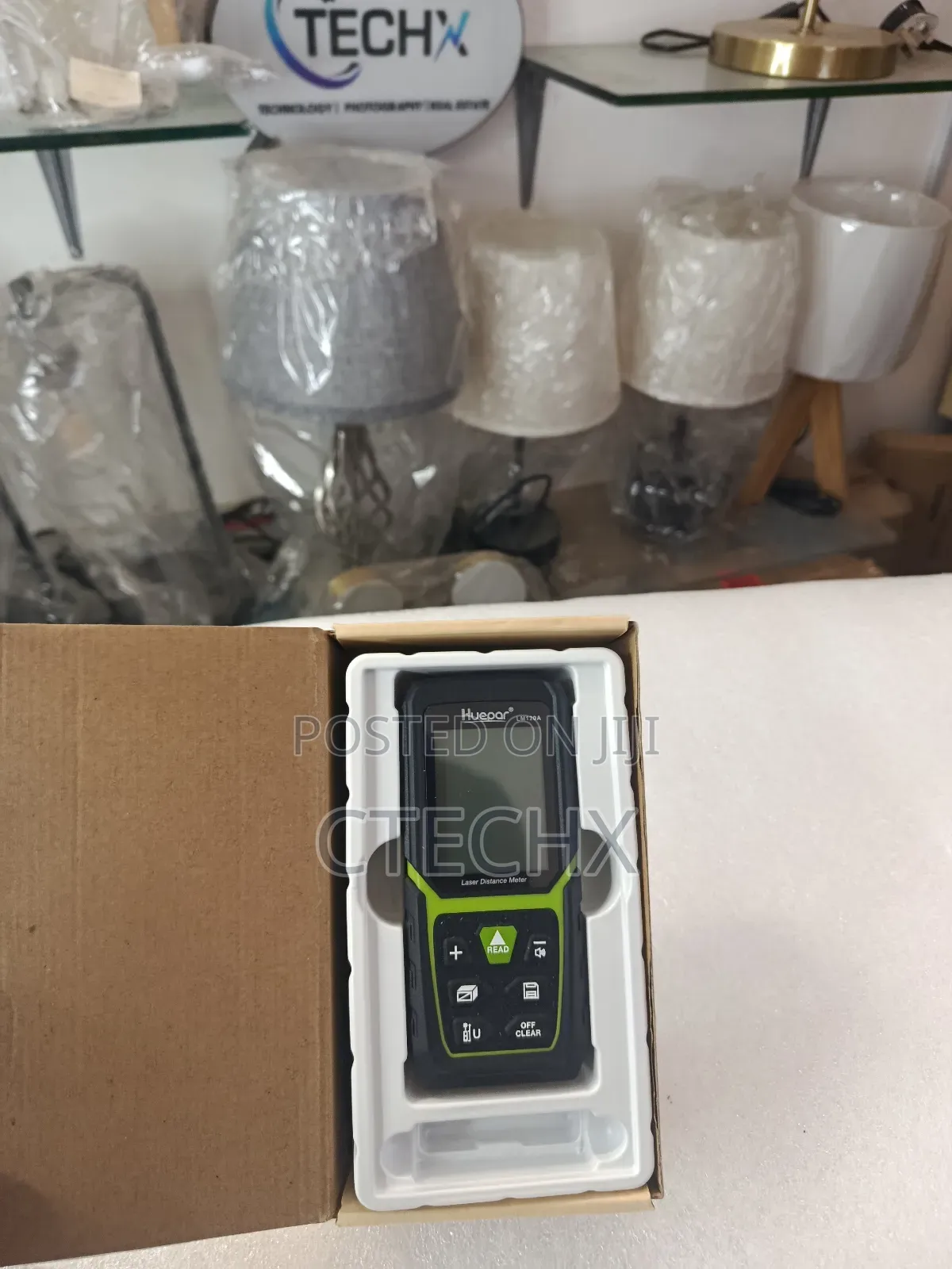 Huepar Laser Distance Measure Device 70m/393ft. Waterproof