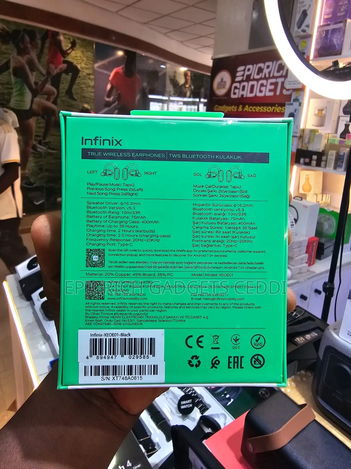 Infinix Xbuds 3 Loop Earpods.
