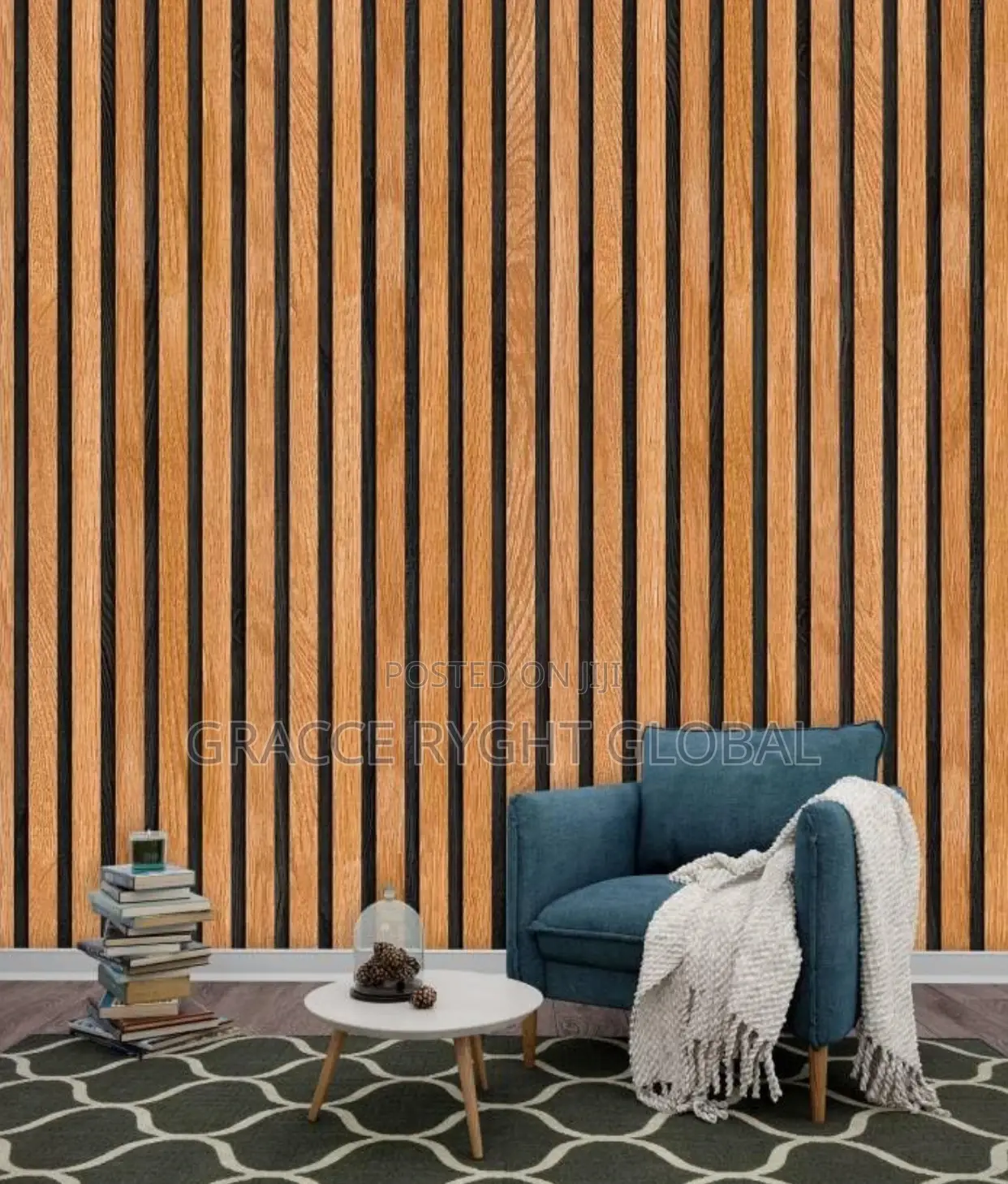 Decorative Wood Self Adhesive Wallpaper Sticker