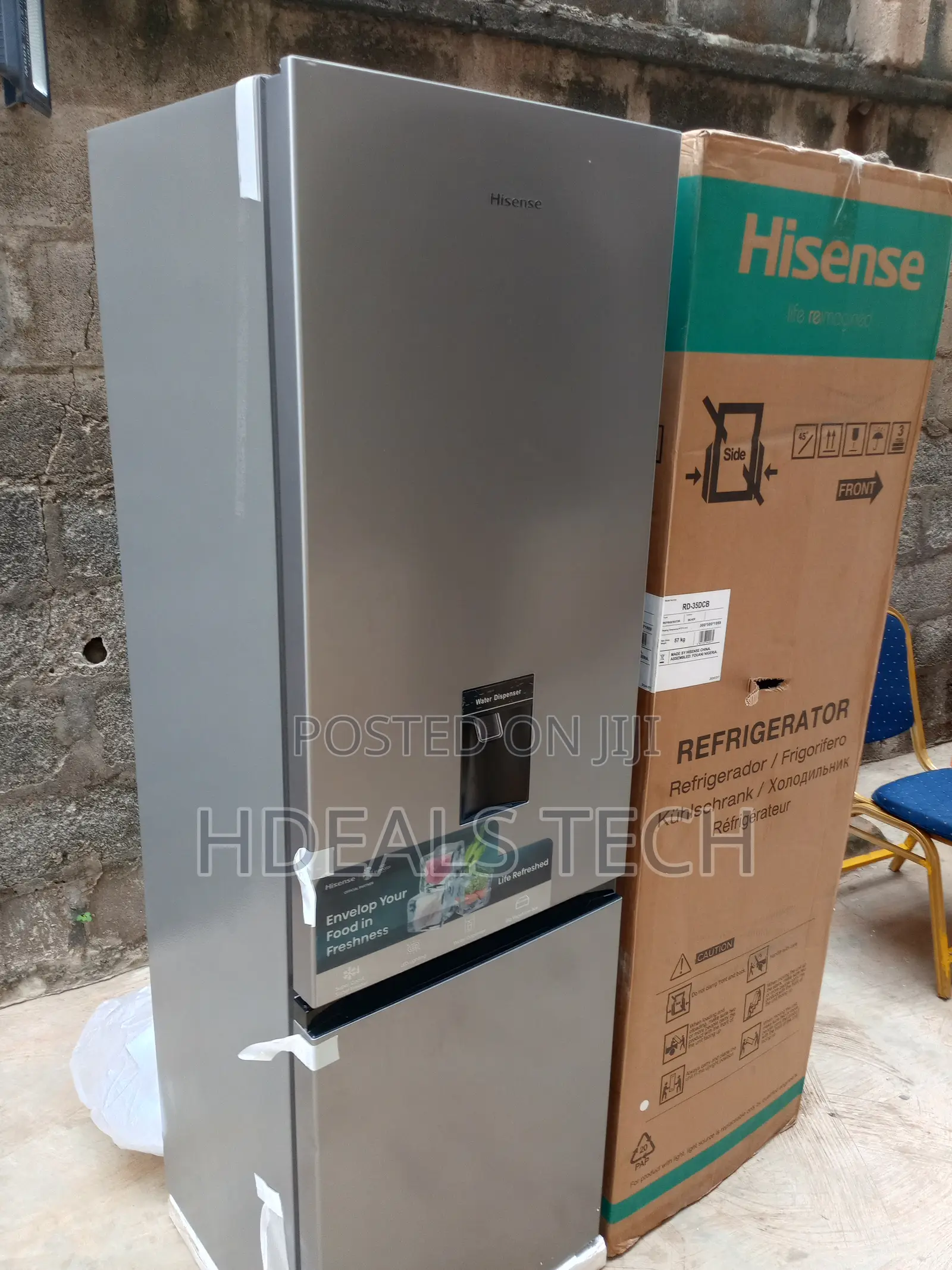 Hisense 264ltrs Rd-35dcb Large Cool Design Refrigerator With Dispenser