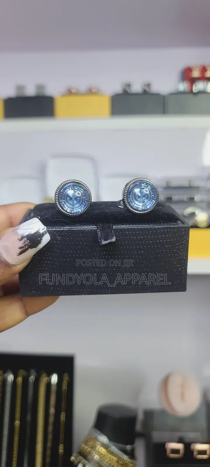 Blue and Black Combo Cufflinks