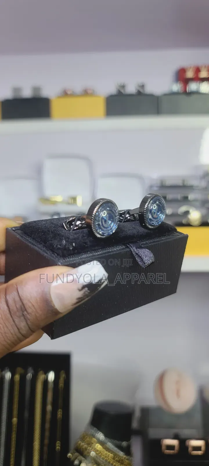 Blue and Black Combo Cufflinks