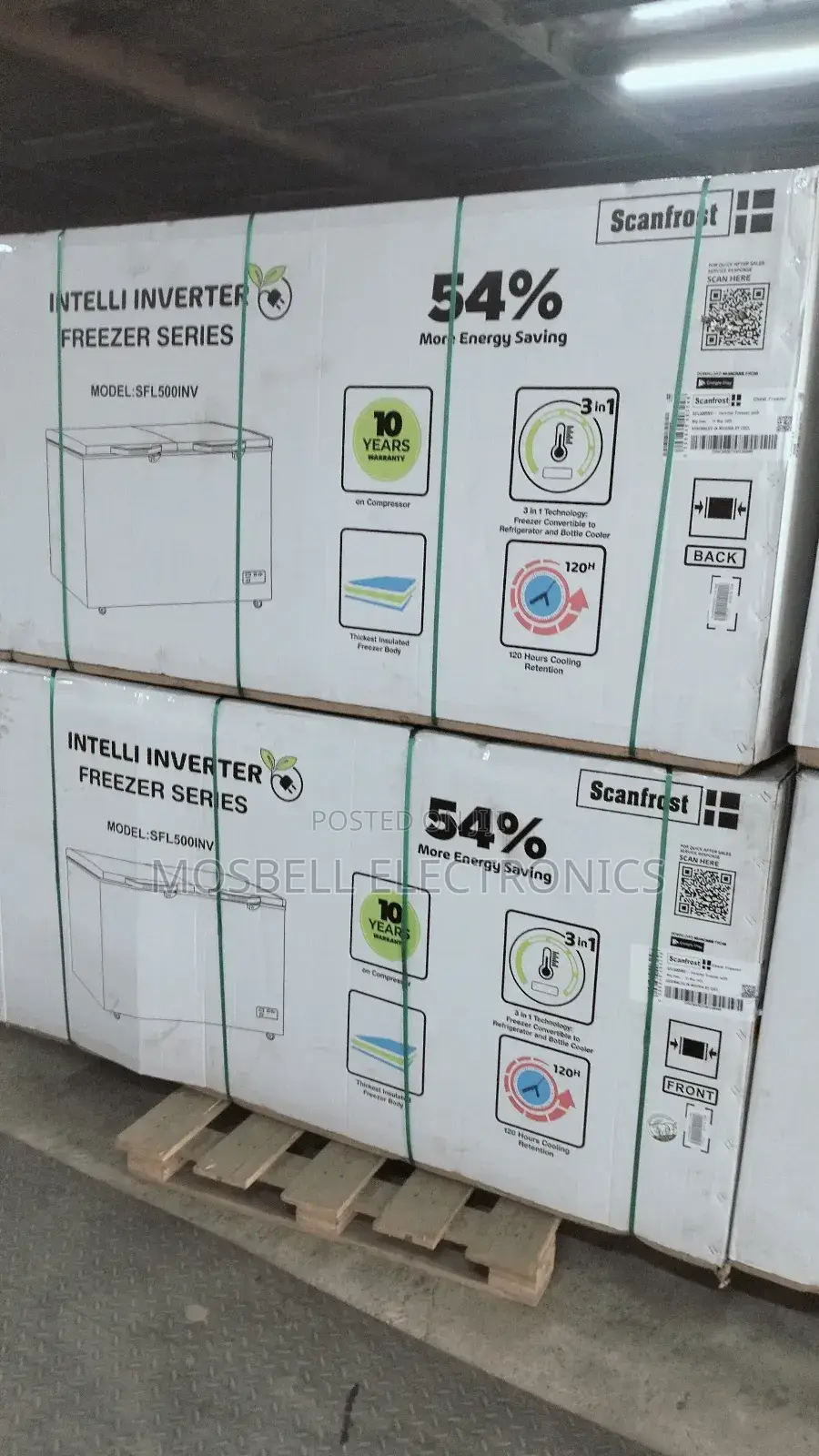 Scanfrost Sfl500inv - 500ltr Inverter Chest Freezer