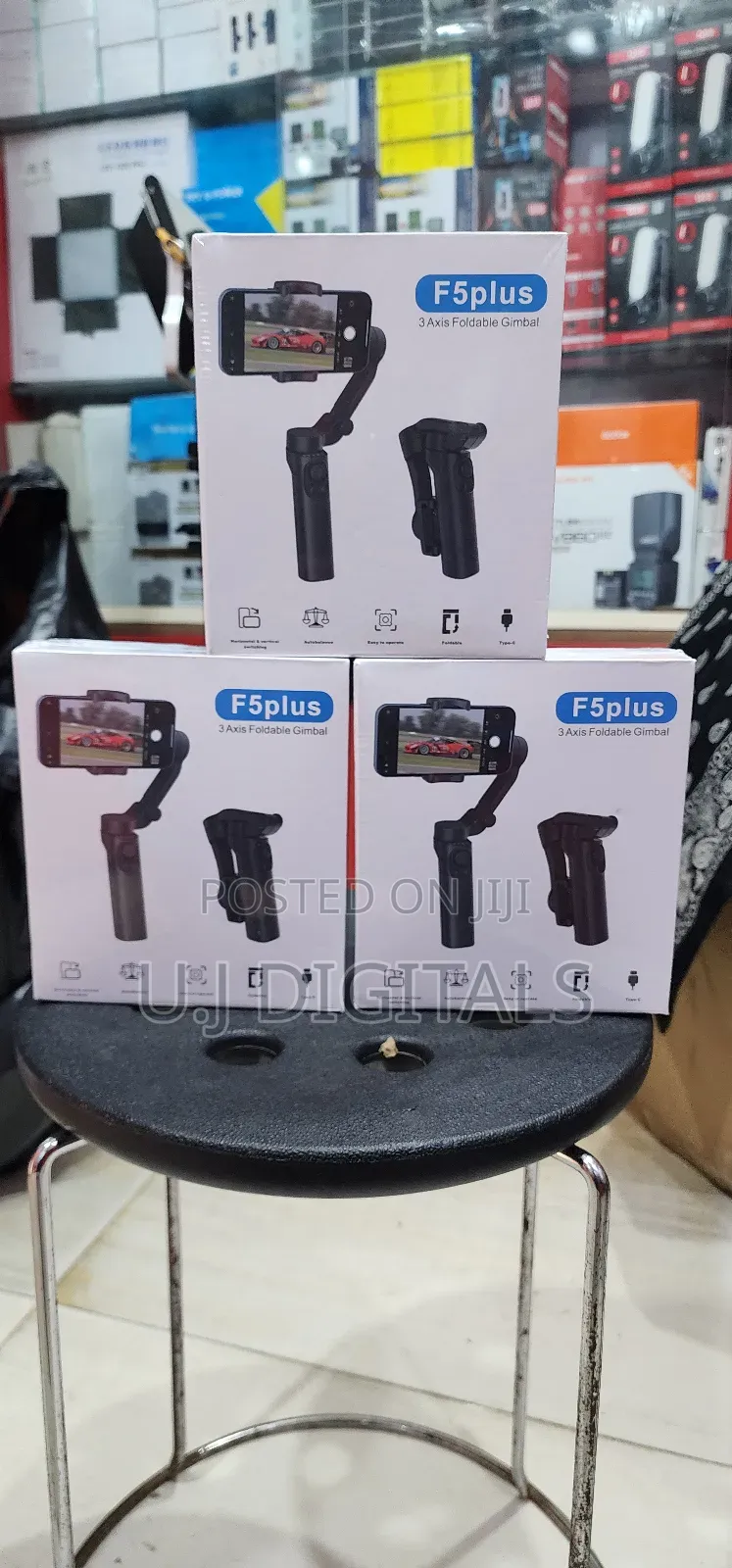 F5plus 3axis Foldable Phone Gimbal