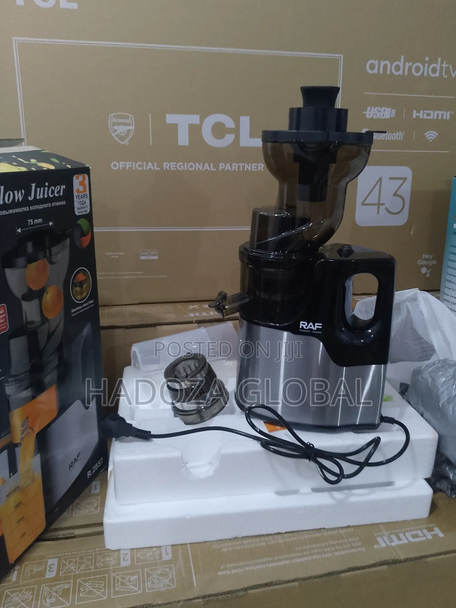 Raf Juice Maker - Slow Juicer - Fruits & Vegetables